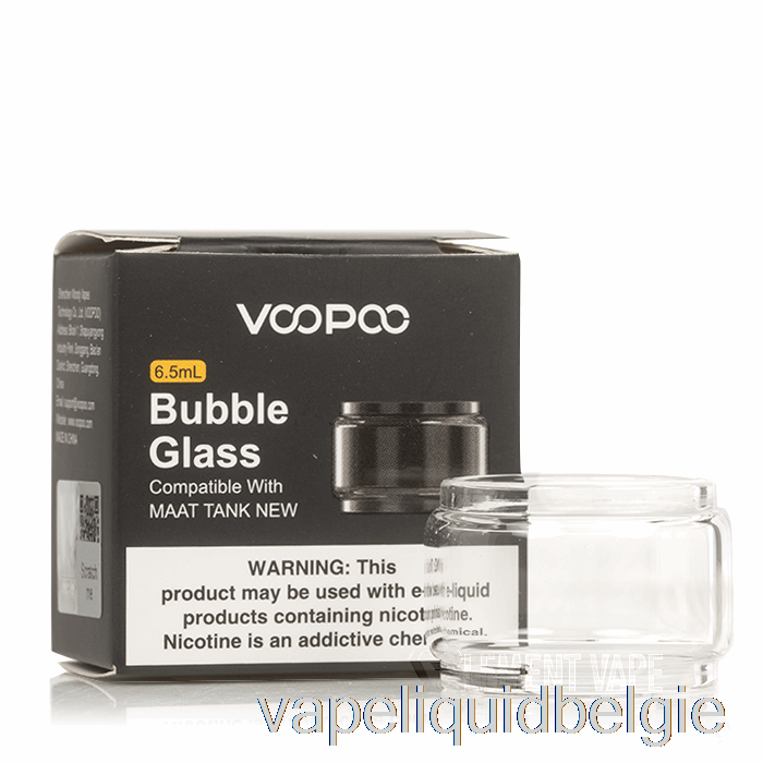 Vape België Voopoo Maat Vervangend Glas 6,5ml Bubbelglas